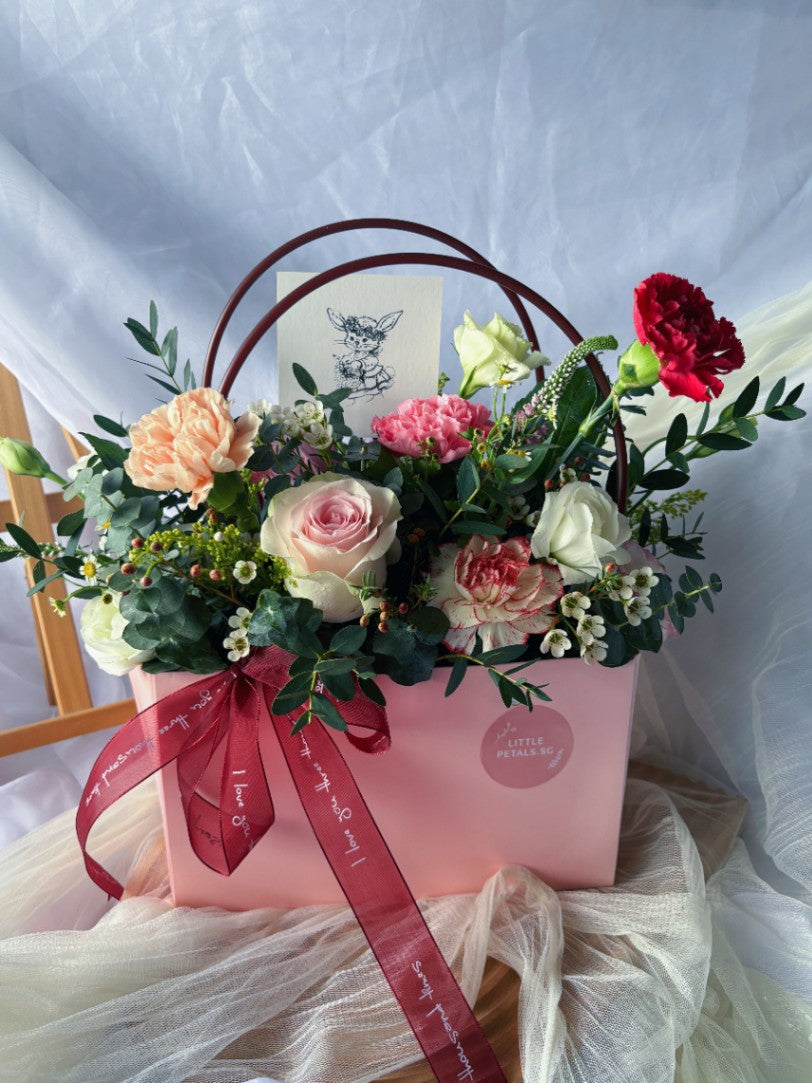 Fresh Flower Box- Florist Pick